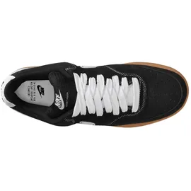 Nike Court Vision Low Herren Black / White / Gum Medium Brown 44
