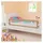 vidaXL Kleinkind-Bettschutzgitter Taupe 180x42 cm Polyester
