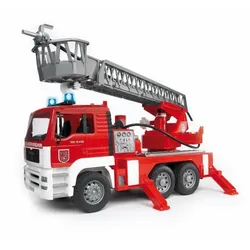 Bruder MAN TGA Feuerwehr mit Drehleiter, Wasserpumpe und Light and Sou