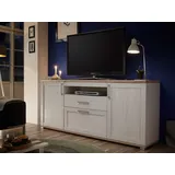 HBZ Romance TV-Lowboard 190 x 82 x 44 cm Sibiu Lärche/Eiche San Remo Optik Spanplatte/Holzwerkstoff