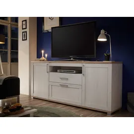 HBZ Romance TV-Lowboard 190 x 82 x 44 cm Sibiu Lärche/Eiche San Remo Optik Spanplatte/Holzwerkstoff