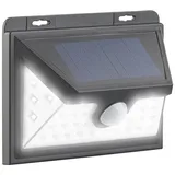 Luminea Solar-LED-Wandleuchte mit Bewegungs-Sensor & Akku, 350 Lumen, 7,2 Watt