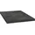 OPTIFIT Arbeitsplatte OPTIFIT "Luzern", schwarz (schwarz stone), B:90cm H:3,8cm T:60cm, Holzwerkstoff, Tischplatten, 38 mm stark, Tiefe 60 cm, große Auswahl an Breiten
