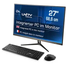 CSL All-in-One-PC Unity F27B-ALS 2023 27" Full HD Intel N200 3,7 GHz 32 GB RAM 512 GB SSD Intel UHD Graphics Windows 11 Pro