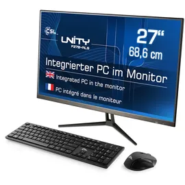 CSL All-in-One-PC Unity F27B-ALS 2023 27" Full HD Intel N200 3,7 GHz 32 GB RAM 512 GB SSD Intel UHD Graphics Windows 11 Pro