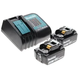 Makita DCL 181 FRM W Akku Staubsauger 18 V Weiß + 2x Akku 4,0 Ah + Ladegerät