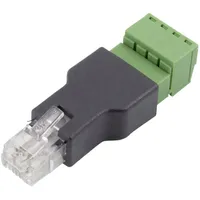 TRU Components FL-29 RJ 11 Terminal Adapter FL-29 Stecker,