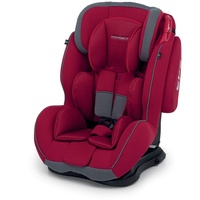 Foppapedretti Dinamyk Autositz, Gruppe 1/2/3 (9–36 kg) für Kinder von 9 Monaten bis ca12 Jahren, Fahrzeugbefestigung mit Fünf-Stufen-Gurt, 66 x 50 x 76 cm, rot (Red)
