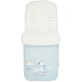 KIKKABOO Polar Friends Reißverschluss warmes Fleecefutter hellblau