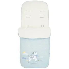 KIKKABOO Polar Friends Reißverschluss warmes Fleecefutter hellblau