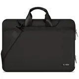 techprotect Tech-Protect Pocket Laptoptasche 13–14 Zoll mit Schultergurt und 360° Schutz – Schwarz