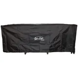 Jet-Line Gartenmöbel Abdeckplane 2,1 x 1,3 x 0,8 m Schwarz