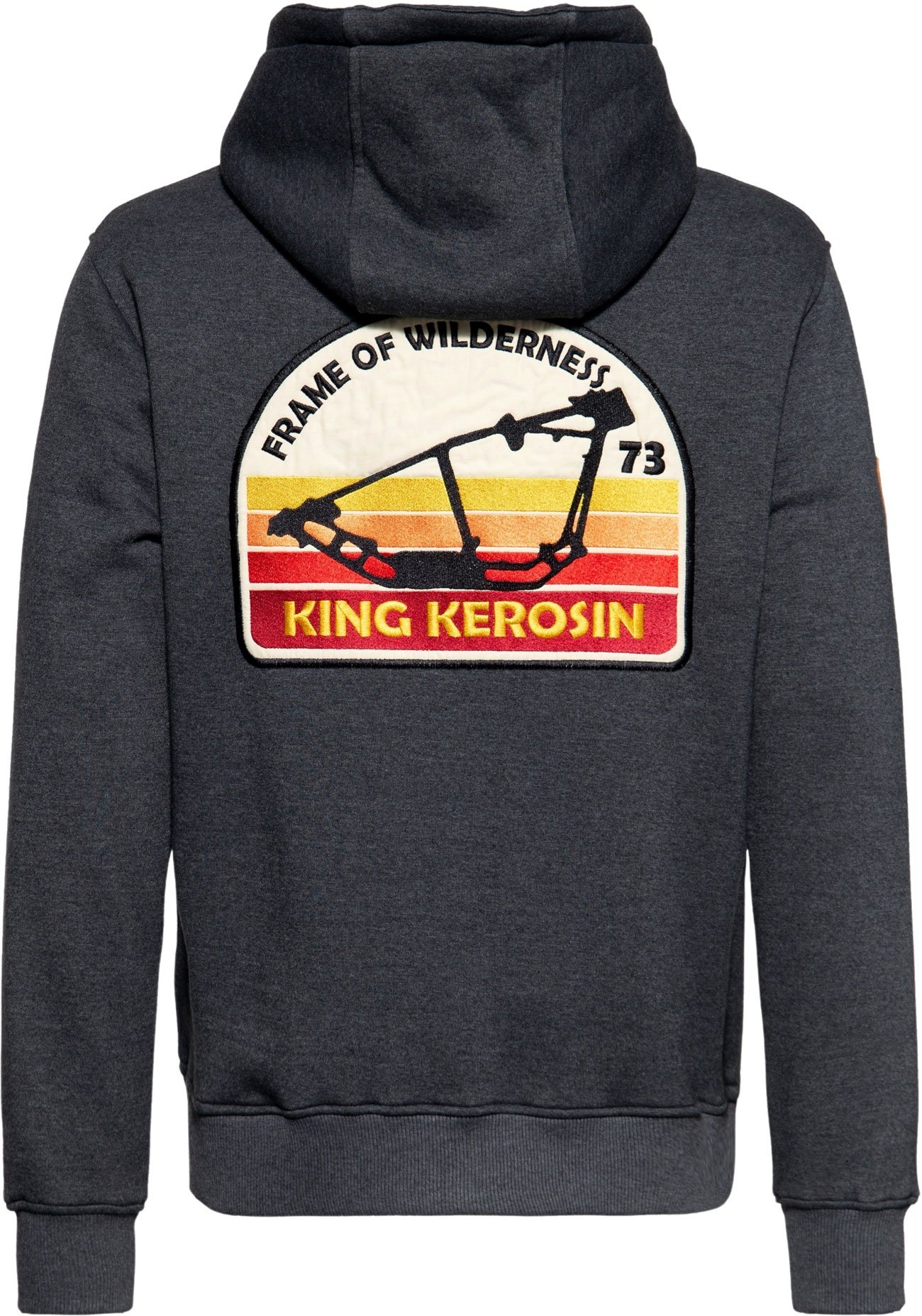 King Kerosin Motor Gear - Frame of Wilderness, Sweat à capuche z - Gris - XL