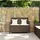 vidaXL Gartenbank 114 x 57 x 87 cm Braun