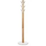 Umbra Flapper – Kleiderständer Naturfarben, Weiß Holz, Weiss/Natur, 57.2 x 57.2 x 165.1 cm