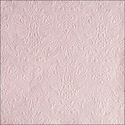 Ambiente 15 Servietten Papier 33x33cm 3-lagig - Einweg Papierservietten mit Ornamenten geprägt Hochzeit Dinner Gastronomie Party Hochzeitsservietten Rose