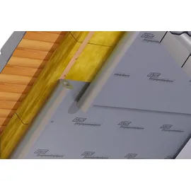 ICUTEC Energiespardampfsperre 12,5 x 2 m = 25 m2 silber-blau