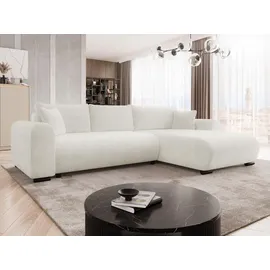 Mirjan24 Eckcouch L-Form mit Bettkasten und Schlaffunktion Beige