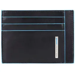 Piquadro Blue Square Kreditkartenetui RFID Leder 11,5 cm black