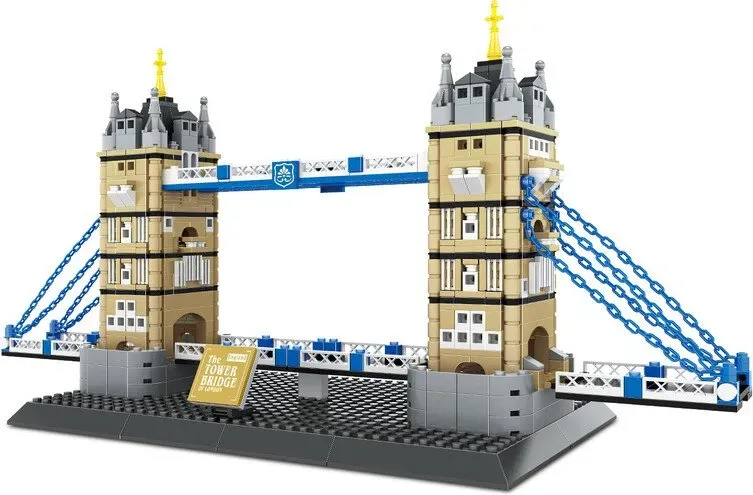 Die Zwillingstürme-Brücke in London, Großbritannien