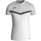 Jako Unisex Poloshirt Iconic, weiß/Soft Grey/Anthra Light, 3XL