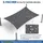 sunula Sonnensegel Balkon Polyester UV Schutz Sonnenschutz Terrasse Garten Rechteckig, Anthrazit 2 x 3 m