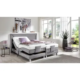Westfalia Schlafkomfort Boxbett 194 x 214 cm Grau