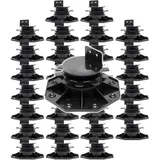 XPOtool Stelzlager Set 30 Stück 33-64 cm schwarz