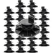 XPOtool Stelzlager Set 30 Stück 33-64 cm schwarz