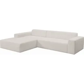 werk2 Ecksofa WERK2 "Zeus-XL, Mega-Sofa mit großer Sitztiefe, Stellmaße 311cm x 210cm", beige (natur), B:311cm H:70cm T:210cm, 100% Polyester, Sofas, Ecksofa, Curvy Trend Garnitur mit urbaner Optik, bequem, Big-Sofa, L-Form