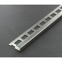 Proline Fliesenschiene Als Quadratprofil, Edelstahl (v2a) Glänzend, Länge 2,50 M 12,5 Mm Fliesenprofil