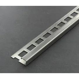 Proline Fliesenschiene Als Quadratprofil, Edelstahl (v2a) Glänzend, Länge 2,50 M 12,5 Mm Fliesenprofil