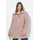 laurasøn Fleecepullover Long-Strickpullover Langarm Trojakragen Braun XL