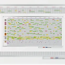Legamaster PROFESSIONAL Jahresplaner, blanko 200,0 x 100,0 cm