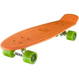 Ridge PB-27-Orange-Green Skateboard, Orange/Green, 69 cm