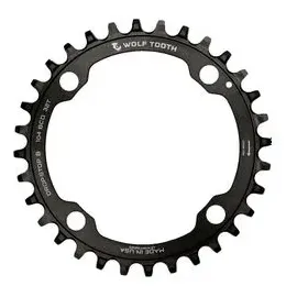 Wolf Tooth Kettenblatt 30 Zähne Schwarz