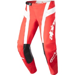 Alpinestars Techstar Arch Motorcross broek, wit-rood, 30 Voorman