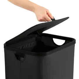 EasyMaxx Pfandflaschen Sammelbehälter 100 l Schwarz