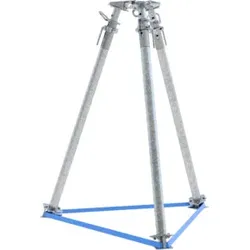 Schake Mobile Hebevorrichtung Flaschenzug 500 kg Traglast, Schalungsstütze Auszugslänge: 2,20 m - 4,00 m ohne Schwerlastrollen