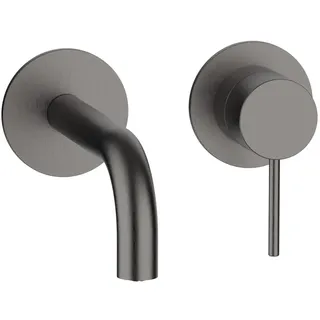 Herzbach MODUL7 Waschtischarmatur Black Steel