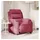 vidaXL Relaxsessel Elektrisch Samt 50 x 100 x 50 cm Weinrot mit Liegeposition