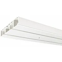 LIEDECO Gardinenstange LIEDECO Gr. 4, weiß, L:210cm, Kunststoff, Gardinenstangen