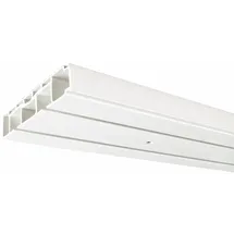 LIEDECO Gardinenstange LIEDECO Gr. 4, weiß, L:210cm, Kunststoff, Gardinenstangen