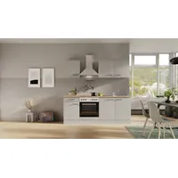 Flex-Well Küchenzeile Lund 210 cm grau