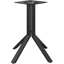 Bistro Tischgestell | Säule: 72cm | 4 Fuß | Schwarz | Tischgestell Schwarz, Gastro Tischgestell