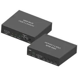 TECHLY HDMI Audio-Extractor LPCM 7,1 4K UHD 3D Schwarz