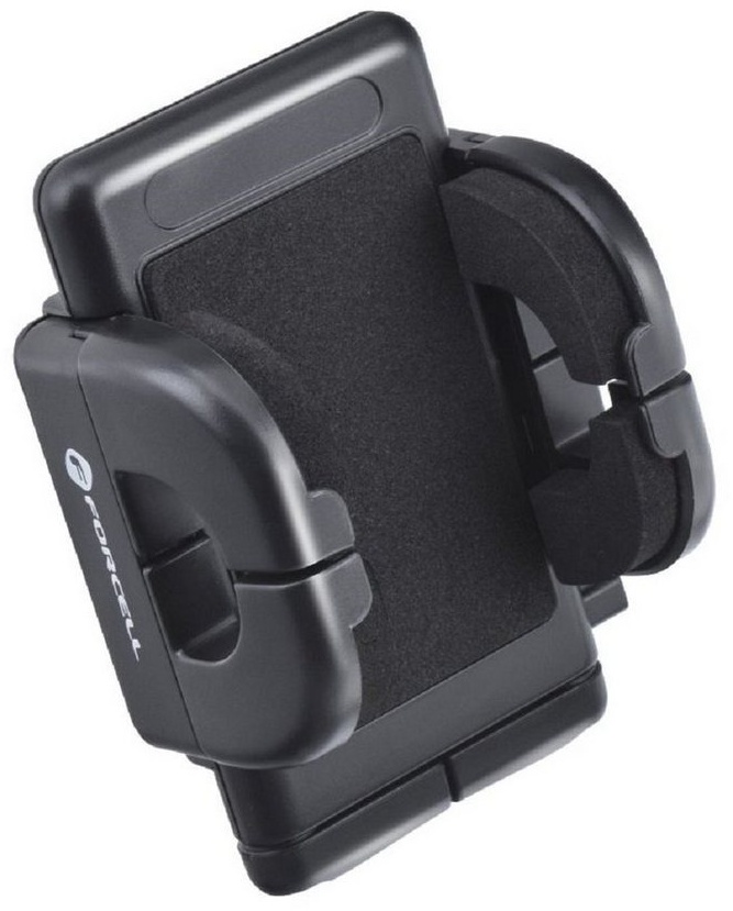 Forcell KFZ-Halterung Handyhalterung für das Lüftungsgitter Schwarz Smartphone-Halterung schwarz