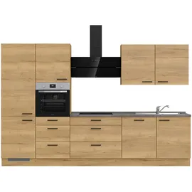 Nobilia Küchenzeile Structura II 330 cm braun