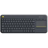 Logitech K400 Plus Wireless Touch Keyboard DE schwarz