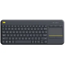 Logitech K400 Plus Wireless Touch Keyboard DE schwarz